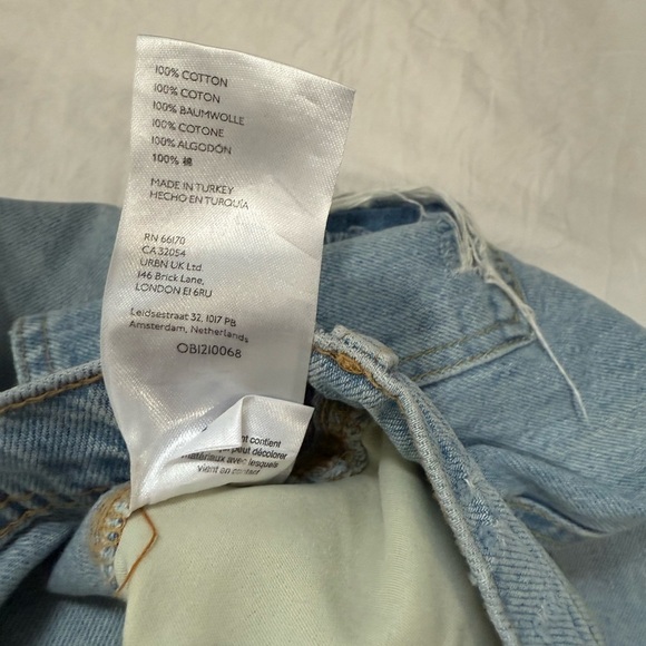 Urban Outfitters Blue Flare Wide Leg Jeans - Picture 8 of 14